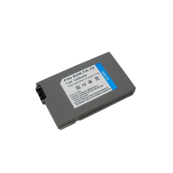 แบตเตอรี่ สำหรับกล้อง Sony รหัสแบต NP-FA70 (ความจุ 1220mAh)