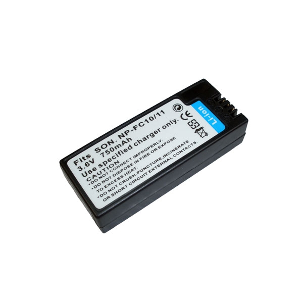 แบตเตอรี่ สำหรับกล้อง Sony รหัสแบต NP-FC10/11 (ความจุ 750mAh)