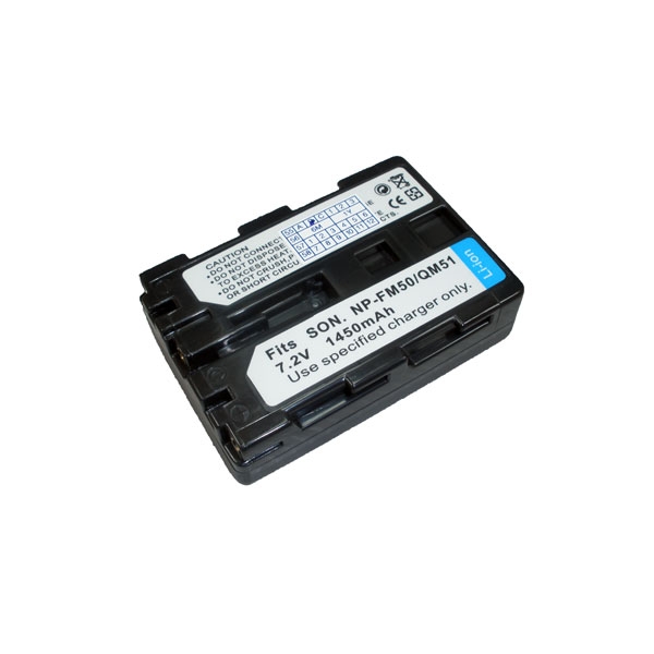 แบตเตอรี่ สำหรับกล้อง Sony รหัสแบต NP-FM30/FM50 (ความจุ 1450mAh)