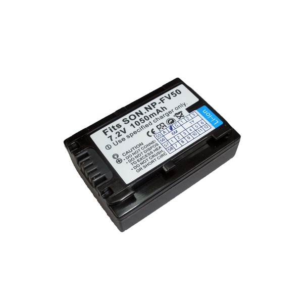 แบตเตอรี่ สำหรับกล้อง Sony รหัสแบต NP-FV50 (ความจุ 1050mAh)