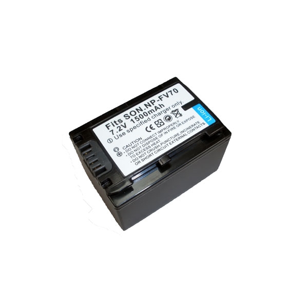 แบตเตอรี่ สำหรับกล้อง Sony รหัสแบต NP-FV70 (ความจุ 1500mAh)