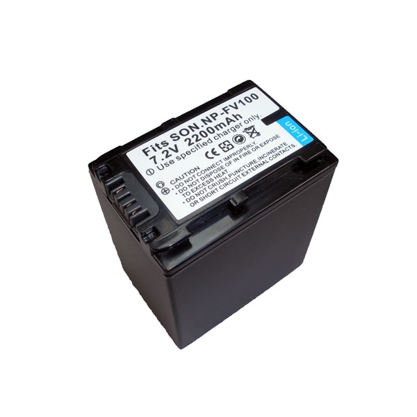 แบตเตอรี่ สำหรับกล้อง Sony รหัสแบต NP-FV100 (ความจุ 2200mAh)