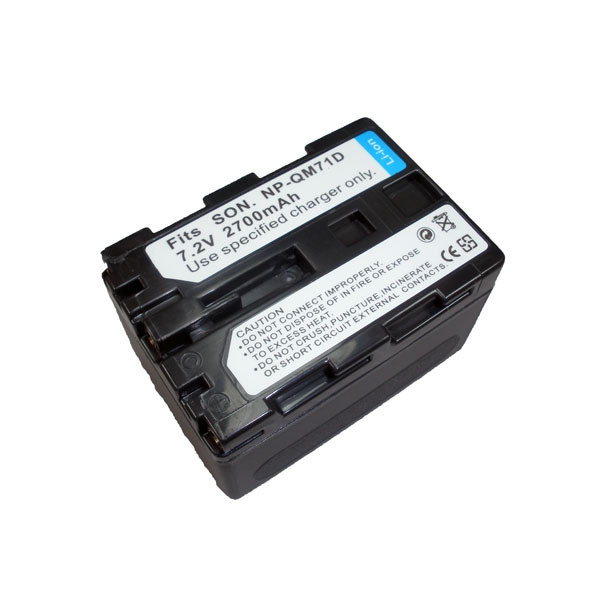 แบตเตอรี่ สำหรับกล้อง Sony รหัสแบต NP-FM70/QM71 (ความจุ 2700mAh)