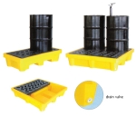 Spill Control Palletแผ่นรองถังสารเคมีทำด้วย PE