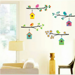 BIRDS HOME 50x70 cm.