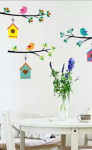 BIRDS HOME 50x70 cm.