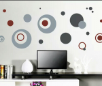 wallsticker 50x70 cm.