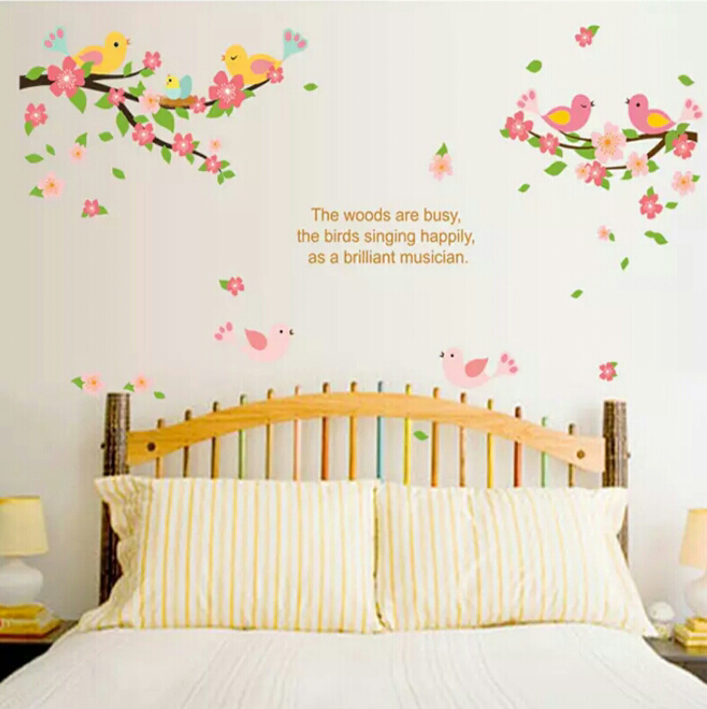 THE BIRDS SINGING HAPPLY 50X70 cm. THE BIRDS SINGING HAPPLY 50X70 cm.