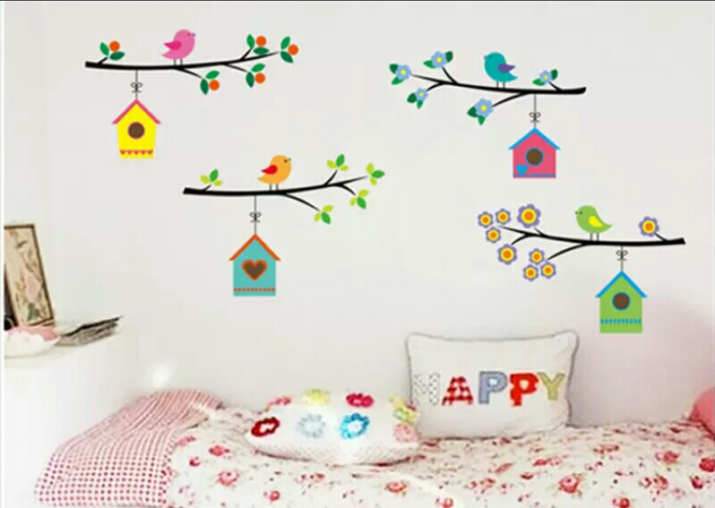 BIRDS HOME 50x70 cm.