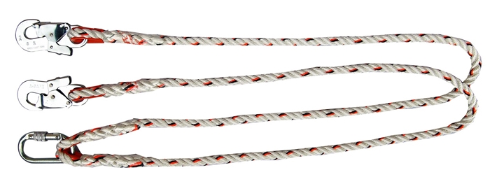 Forked Twisted Rope Lanyards  FL122S