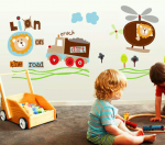wallsticker Lion 50x70 cm.