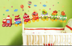 Cup Cake Wallsticker 50x70 cm.