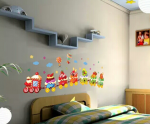 Cup Cake Wallsticker 50x70 cm.