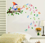 นกฮูก ร้องเพลง 50x70 cm.