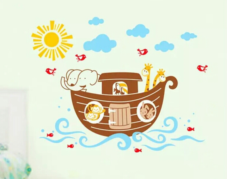 ช้างล่องเรือ 50x70 cm.