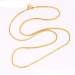 สร้อยคอทองคำ 18k gold filled คุณภาพเยี่ยม ขนาด 600x2 มิลลิเมตร