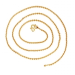 สร้อยคอทองคำ 18k gold filled คุณภาพเยี่ยม ขนาด 600x2 มิลลิเมตร