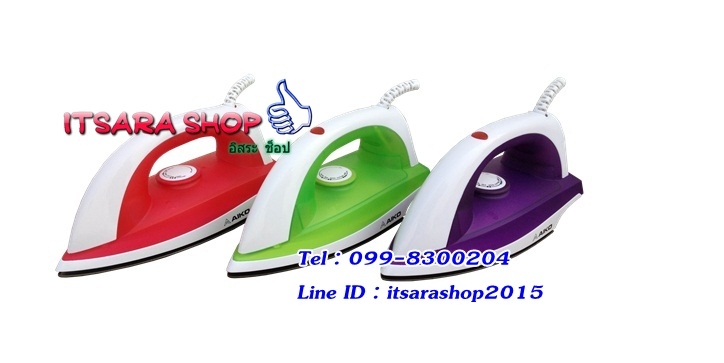 เตารีดแห้งเคลือบเทปล่อน JP-75/EL-3188B