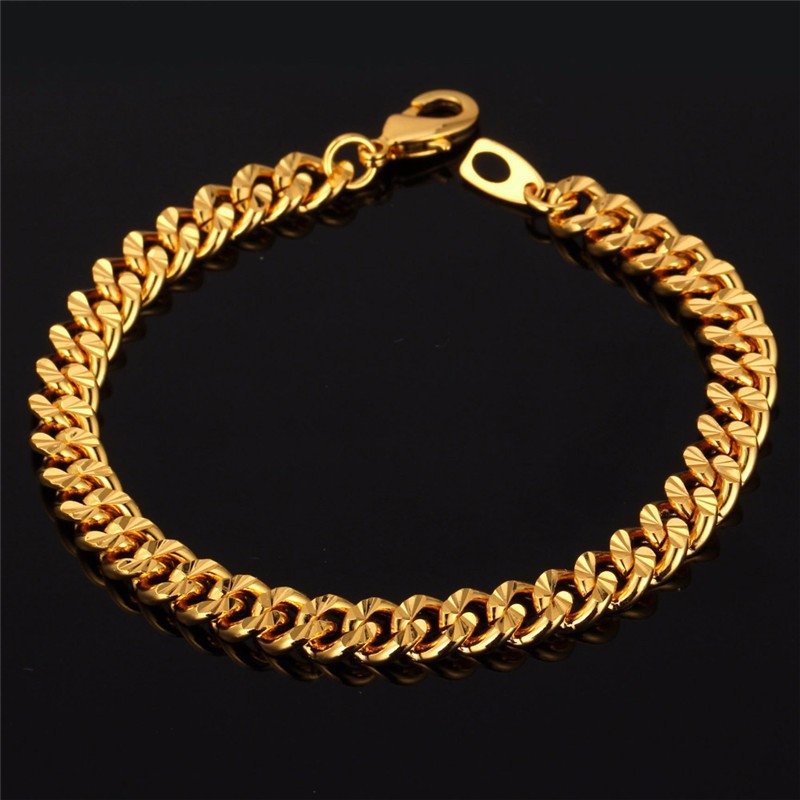 สร้อยข้อมือทอง 18k gold filled ดีไซน์ตัดลายสลับด้านขัดเงา สวยมากค่ะ
