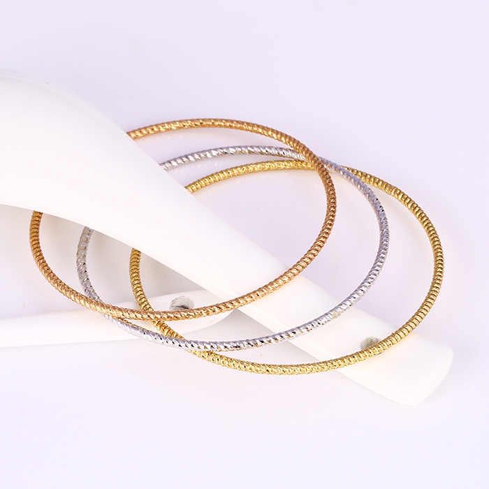 กำไลข้อมือทอง 18k gold filled ทอง 3 แบบ 3 วง 3 กษัตริย์ ทองคำ ทองคำขาว ทองสีชมพู