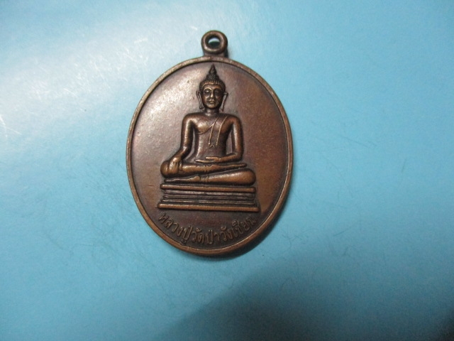 หลวงปู่วัดป่าวังเชียมหลังหลวงปู่เขียนวัดจอมพระปี45เหรียญ1