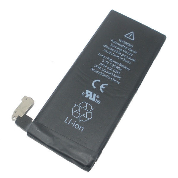 แบตเตอรี่มือถือยี่ห้อ Apple iPhone 4,4G ความจุ 1420mAh (AP-02)