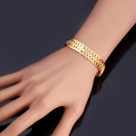 สร้อยข้อมือทอง 18k gold filled ดีไซน์เลข 8 เครื่องประดับมงคล สวยหรู