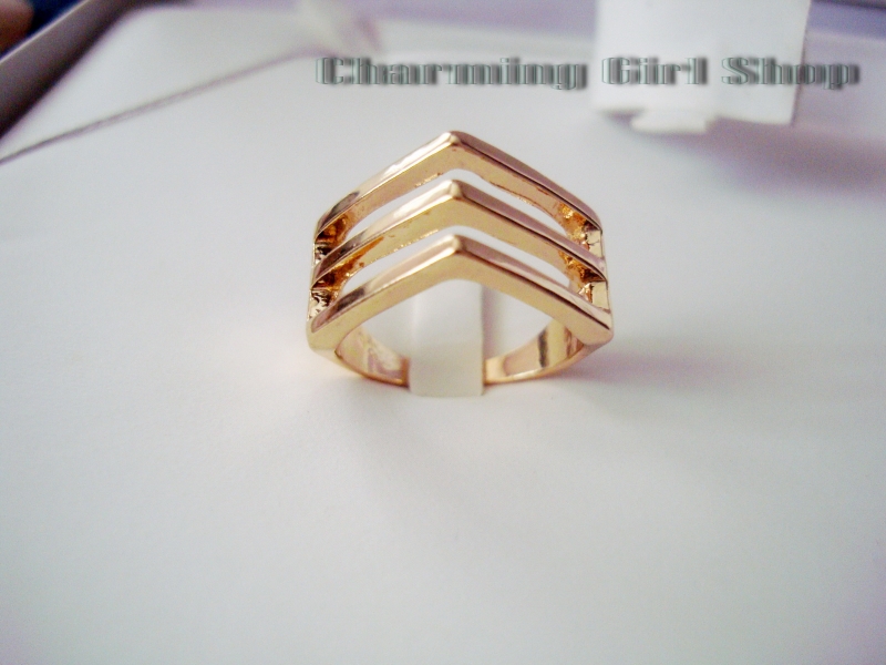 แหวนทองแฟชั่นเกาหลีนำเข้า ดีไซน์สุดเก๋ คุณภาพเยี่ยม สวยมากค่ะ มี 3 ไซส์ให้เลือก