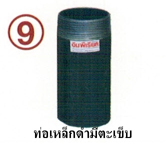 ท่อเหล็กดำมีตะเข็บSCH40ขนาด 2.5'และ4'