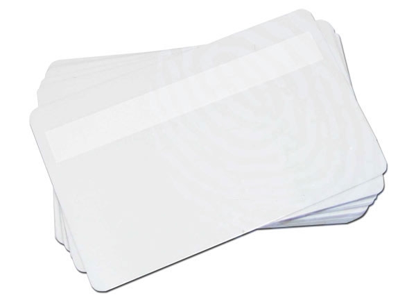 บัตรพลาสติกเปล่าสีขาว 0.5 เครื่องพิมพ์ dyesub ทุกยี่ห้อ