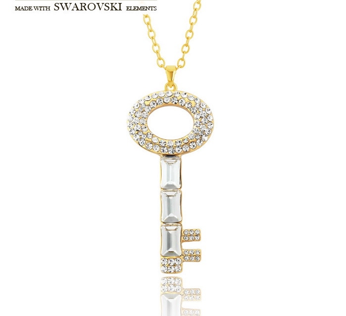 สร้อยคอทองคำ 14k gold plated พร้อมจี้ประดับสวารอฟสกี้คริสตัลแท้ สวยมากๆ ค่ะ สร้อยคอทองคำ 14k gold plated พร้อมจี้ประดับสวารอฟสกี้คริสตัลแท้ สวยมากๆ ค่ะ
