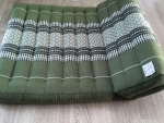 Foldout Triangle Thai Cushion, , Kapok, Green