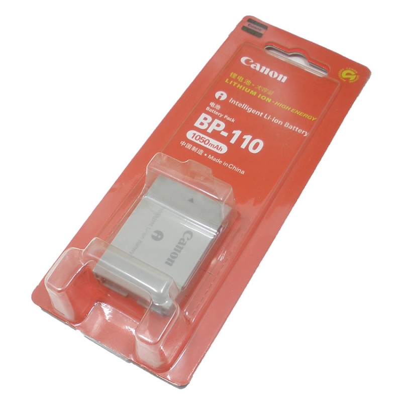 แบตเตอรี่ ยี่ห้อ Canon รหัส BP110 (ความจุ 1050 mAh) รับประกัน 6 เดือน (Battery