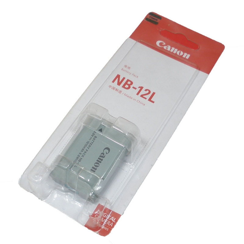 แบตเตอรี่ ยี่ห้อ Canon รหัส NB-12L (ความจุ 1910 mAh) รับประกัน 6 เดือน (Battery