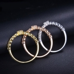 เซ็ตแหวนทอง 3 กษัตริย์ 18k gold plated ประดับเพชร CZ เกรดพรีเมี่ยม ไซส์ 7