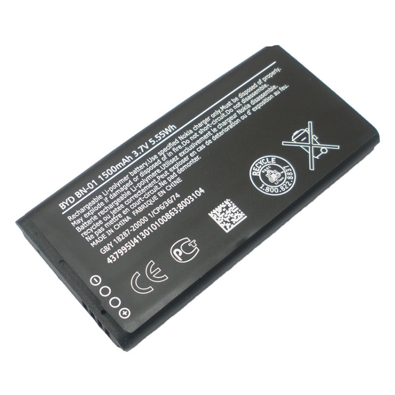แบตเตอรี่มือถือยี่ห้อ Nokia X (BN-01) ความจุ 1500mAh (NK-22)