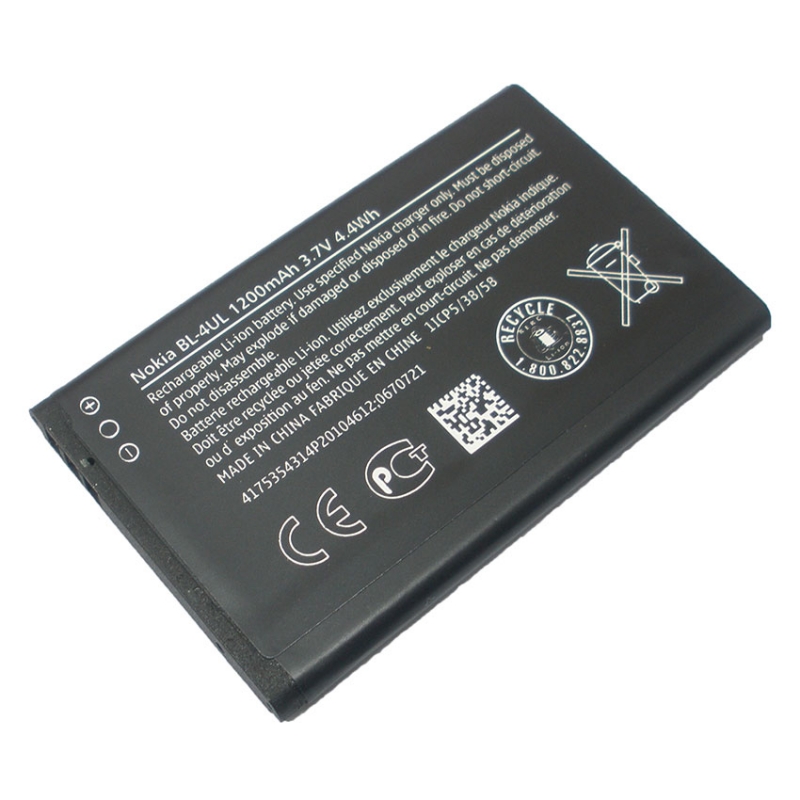 แบตเตอรี่มือถือยี่ห้อ Nokia Asha 225 225 Dual Sim (BL-4UL) ความจุ 1200mAh (NK-24