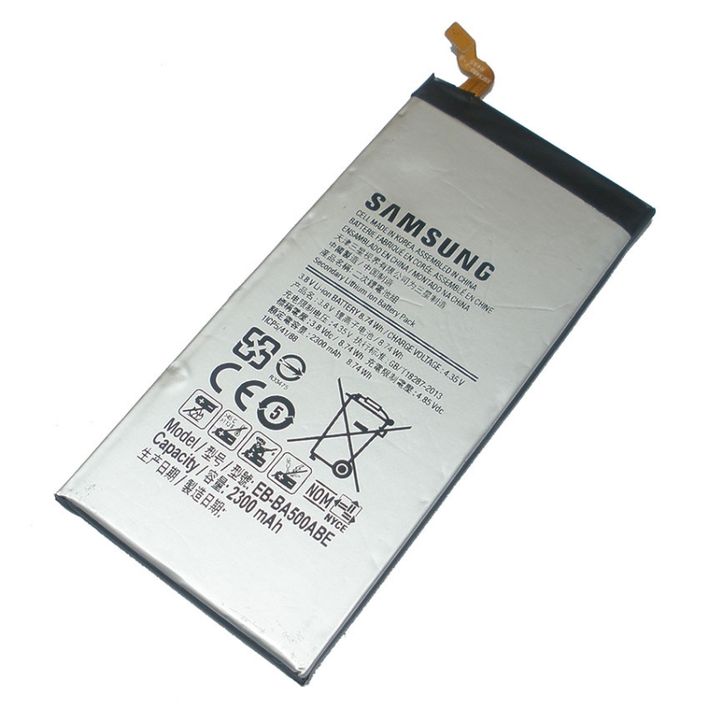 แบตเตอรี่มือถือยี่ห้อ Samsung Galaxy A5 ความจุ 2300mAh (SS-14)