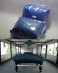 ผ้าคลุมโต๊ะสนุกเกอร์ ,พูล 4X8ft. (คุณภาพดีไม่บาง)Blue Pool snooker Table Cover