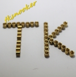 ปลอกหัวคิวทองเหลือง (เกลียว) 9mm., 9.5mm.,10mm. ( Brass Ferrule for Snooker cue)