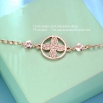 สร้อยข้อมือทองอิตาลี 18k gold plated ประดับเพชร CZ เกรดพรีเมี่ยม