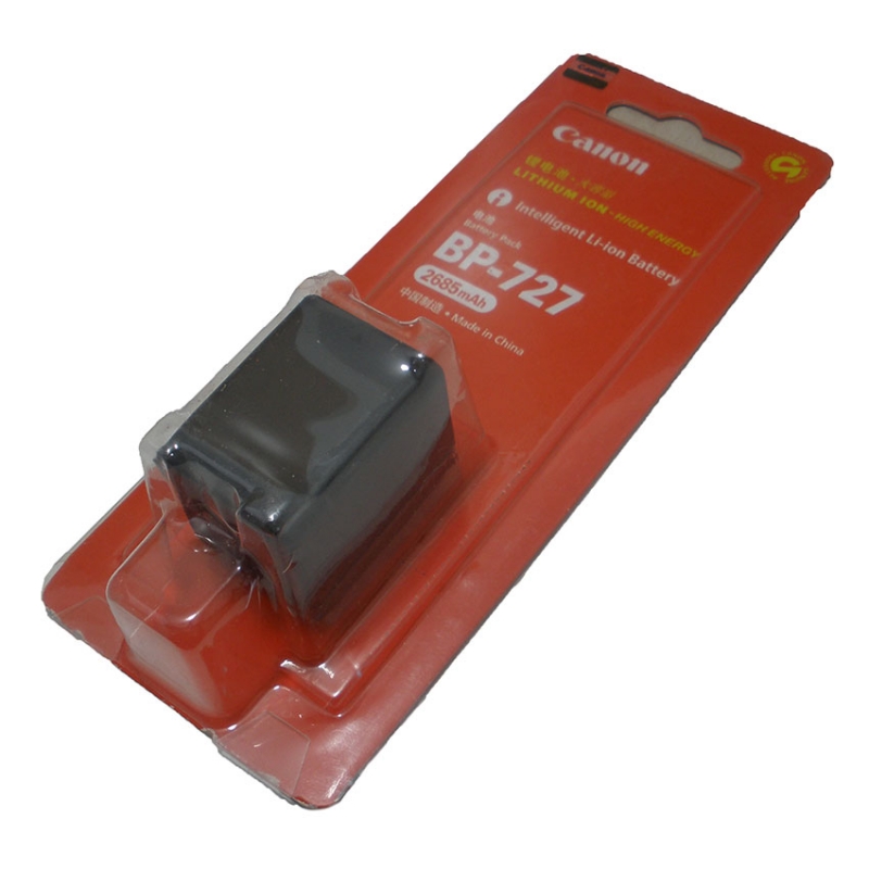 แบตเตอรี่ ยี่ห้อ Canon รหัส BP727 (ความจุ 2685 mAh) รับประกัน 6 เดือน (Battery C