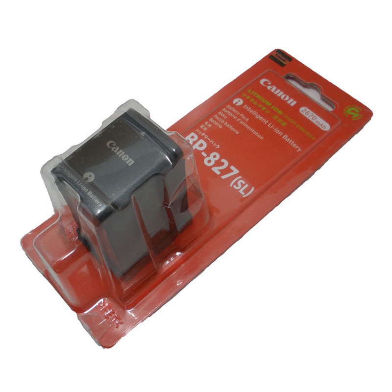 แบตเตอรี่ ยี่ห้อ Canon รหัส BP827 (ความจุ 2670 mAh) รับประกัน 6 เดือน (Battery C
