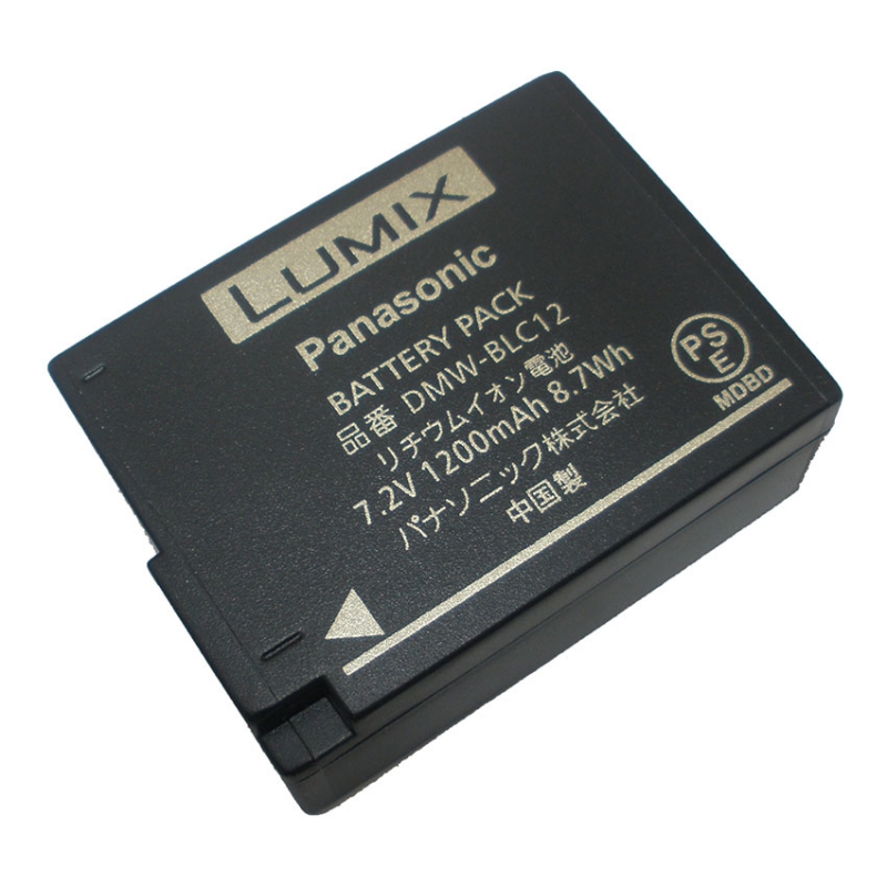แบตเตอรี่กล้อง ยี่ห้อ Panasonic DMW-BLC12E ความจุ 1200 mAh