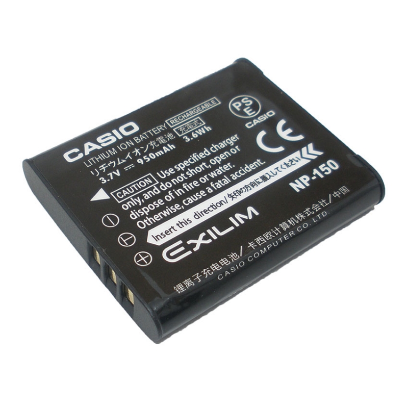 แบตเตอรี่กล้อง ยี่ห้อ Casio NP-150 ความจุ 950 mAh