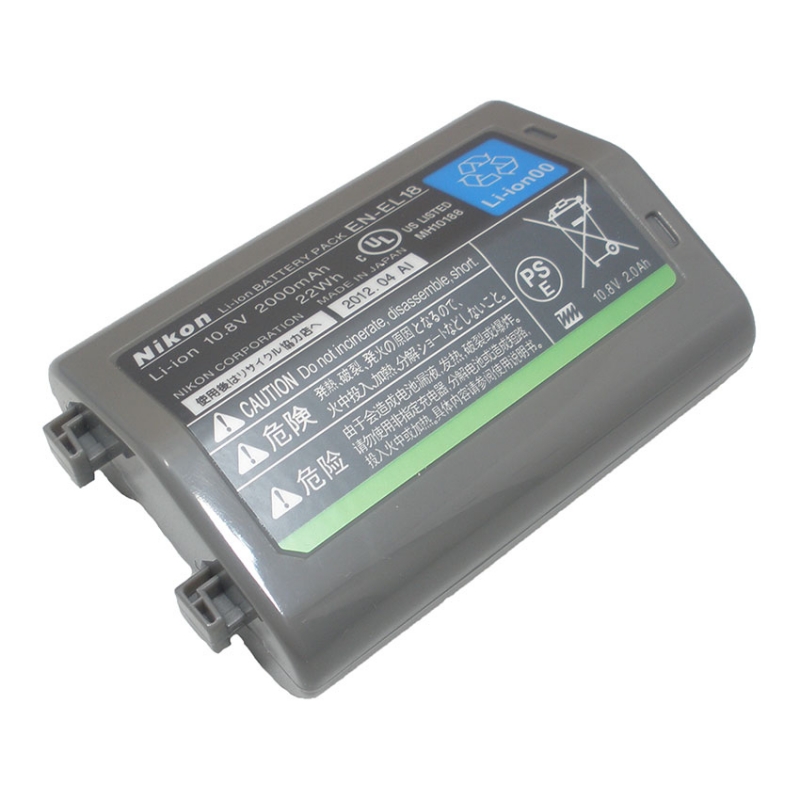 แบตเตอรี่กล้อง ยี่ห้อ Nikon EN-EL18 ความจุ 2000 mAh