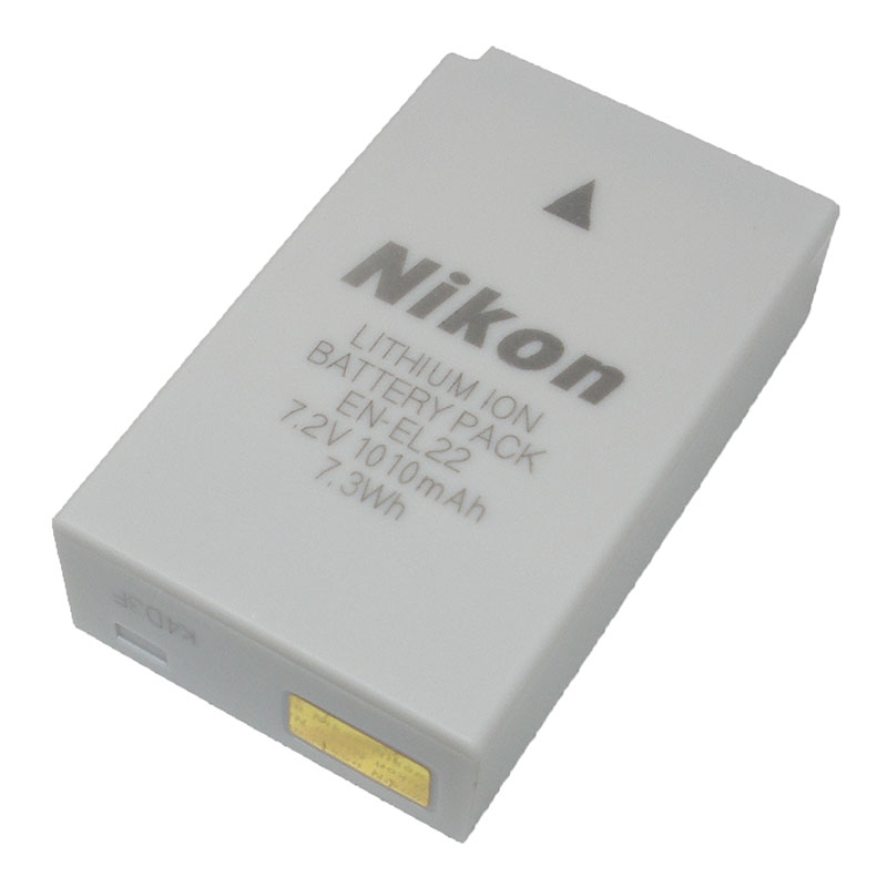 แบตเตอรี่ ยี่ห้อ Nikon รหัสแบตเตอรี่ ENEL-22 (ความจุ 1010mAh) รับประกัน 6 เดือน 