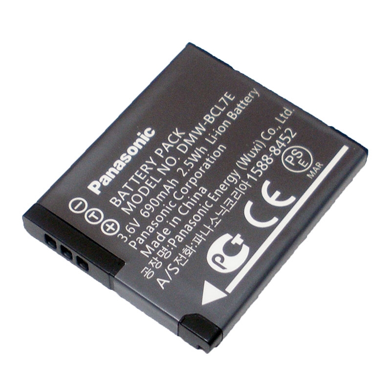 แบตเตอรี่ ยี่ห้อ Panasonic รหัสแบตเตอรี่ BCL7E ความจุ 690mAh (Battery Camera)