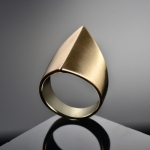 แหวนทอง 585 ทรง geometric ดีไซน์วินเทจสวยหรู มีให้เลือก 2 ไซส์