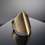 แหวนทอง 585 ทรง geometric ดีไซน์วินเทจสวยหรู มีให้เลือก 2 ไซส์
